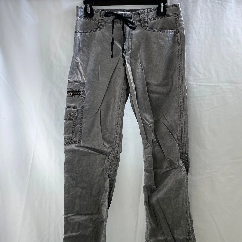 Express Satin Cargo Pants Women's Size: 4 - Picture 3 of 12